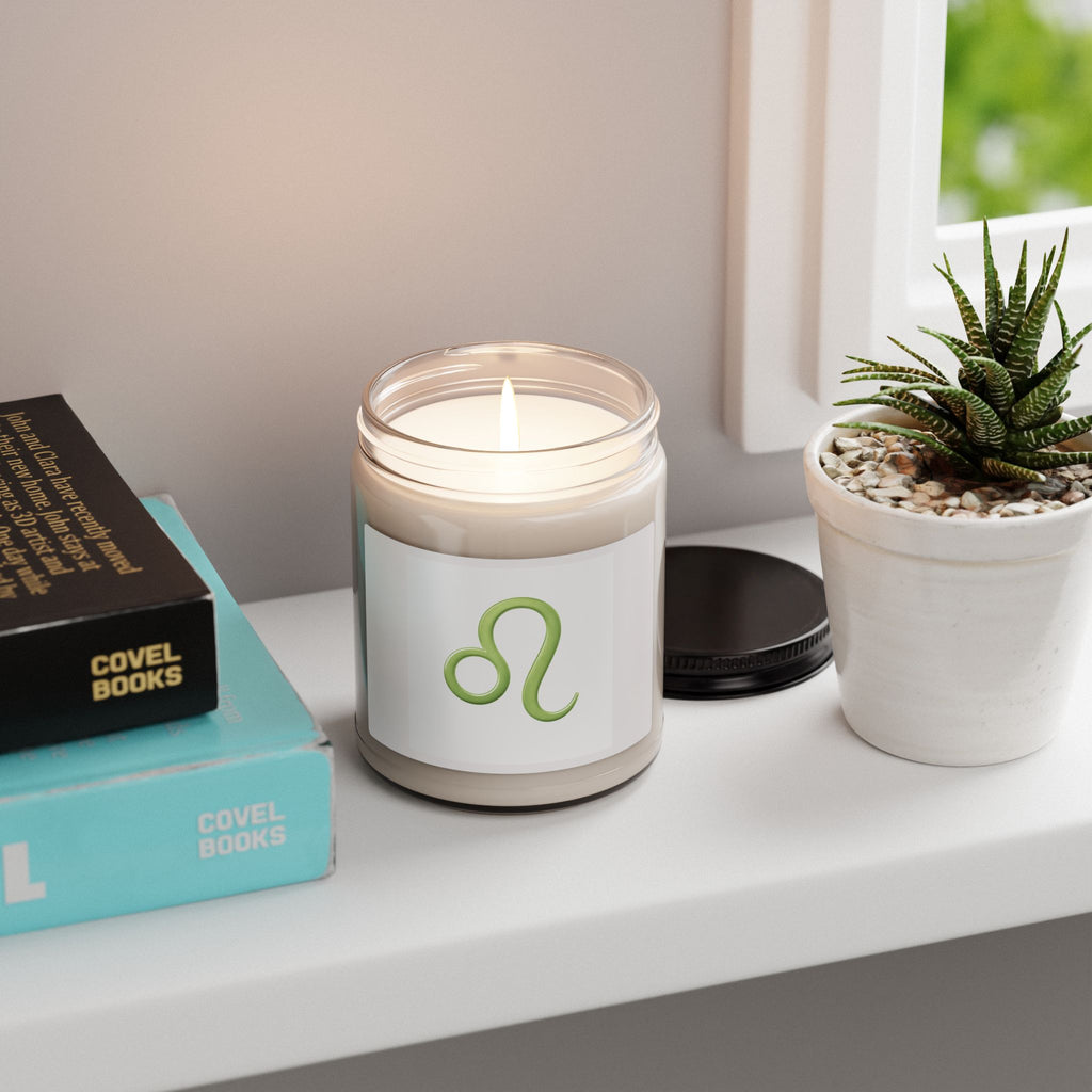 Leo Zodiac Soy Candle — 9oz Scented Horoscope Candle