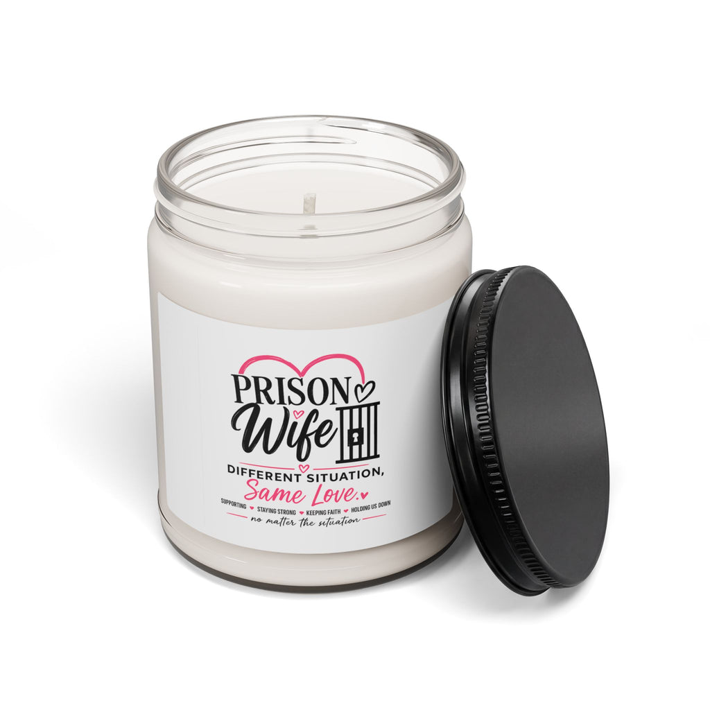 Prison Wife Scented Soy Candle — 9oz "Different Situation, Same Love"