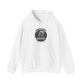 Christmas Blue Santa Sleigh Hoodie — "Merry Christmas" Holiday Sweatshirt