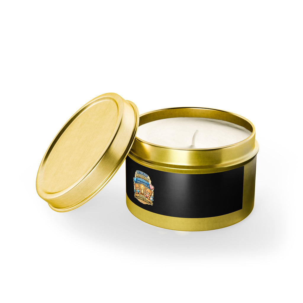 Autumn Harvest Scented Tin Candle — Cozy Pumpkin & Spice Aroma