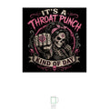 Travel Mug - "It's a Throat Punch Kind of Day" Skull Fist Graphic 20oz
