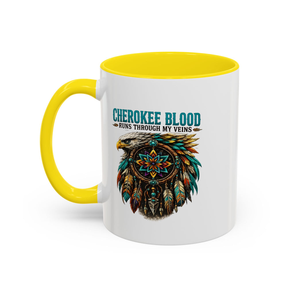 Coffee Lover Accent Mug — Stylish Black-Trim Ceramic Coffee Mug (11/15oz)