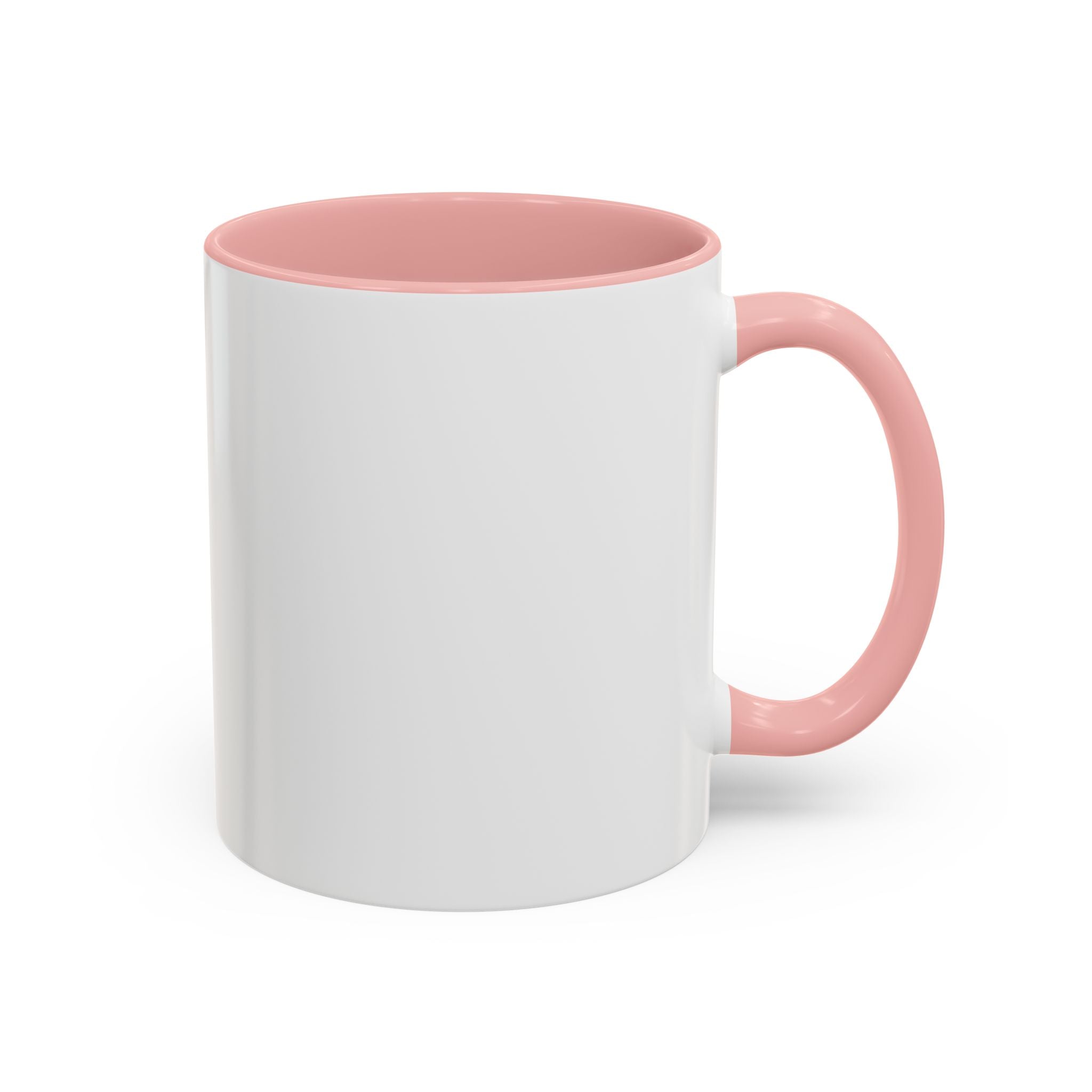 Coffee Lover Accent Mug — Stylish Black-Trim Ceramic Coffee Mug (11/15oz)