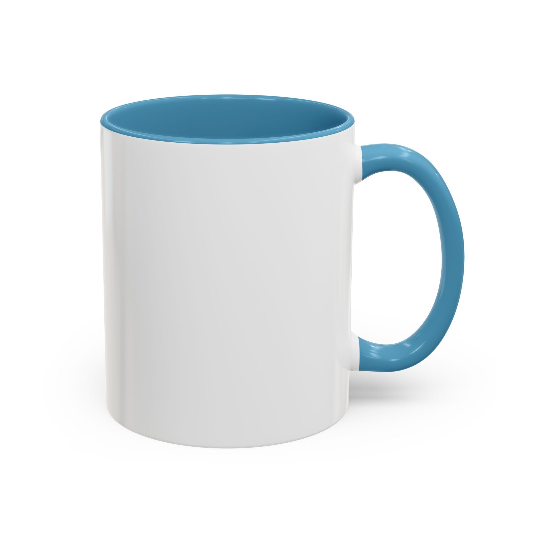 Coffee Lover Accent Mug — Stylish Black-Trim Ceramic Coffee Mug (11/15oz)