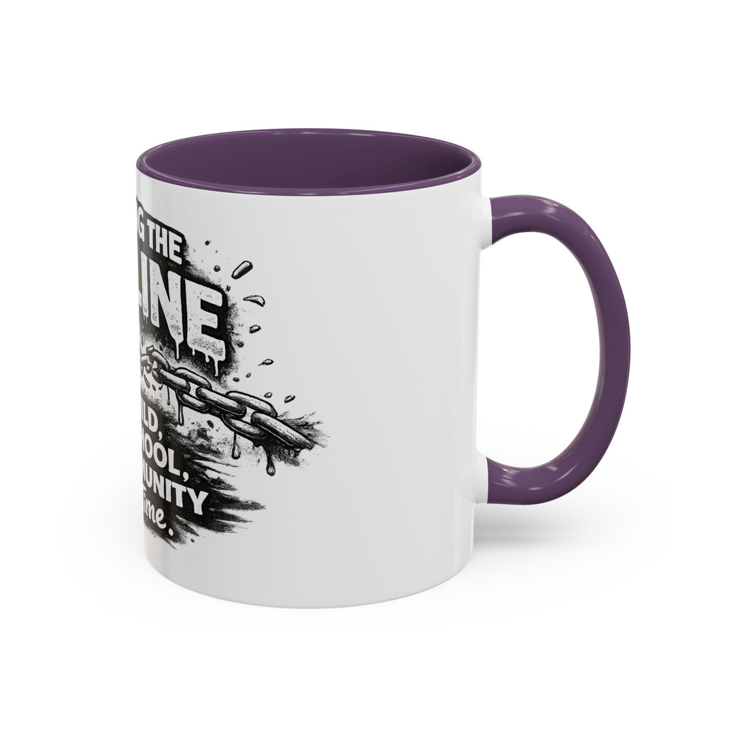 Breaking the Pipeline Coffee Mug — "Breaking the Pipeline: One Child, One School, One Community at a Time"