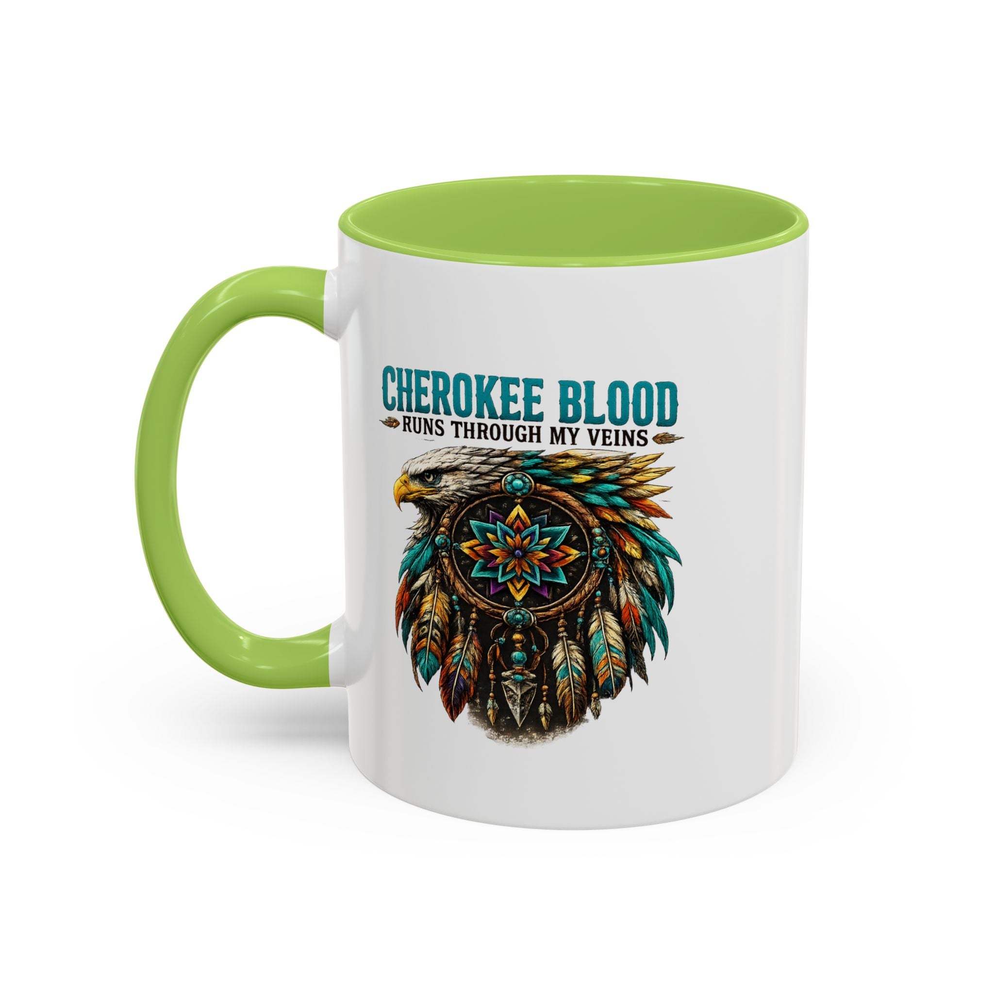 Coffee Lover Accent Mug — Stylish Black-Trim Ceramic Coffee Mug (11/15oz)