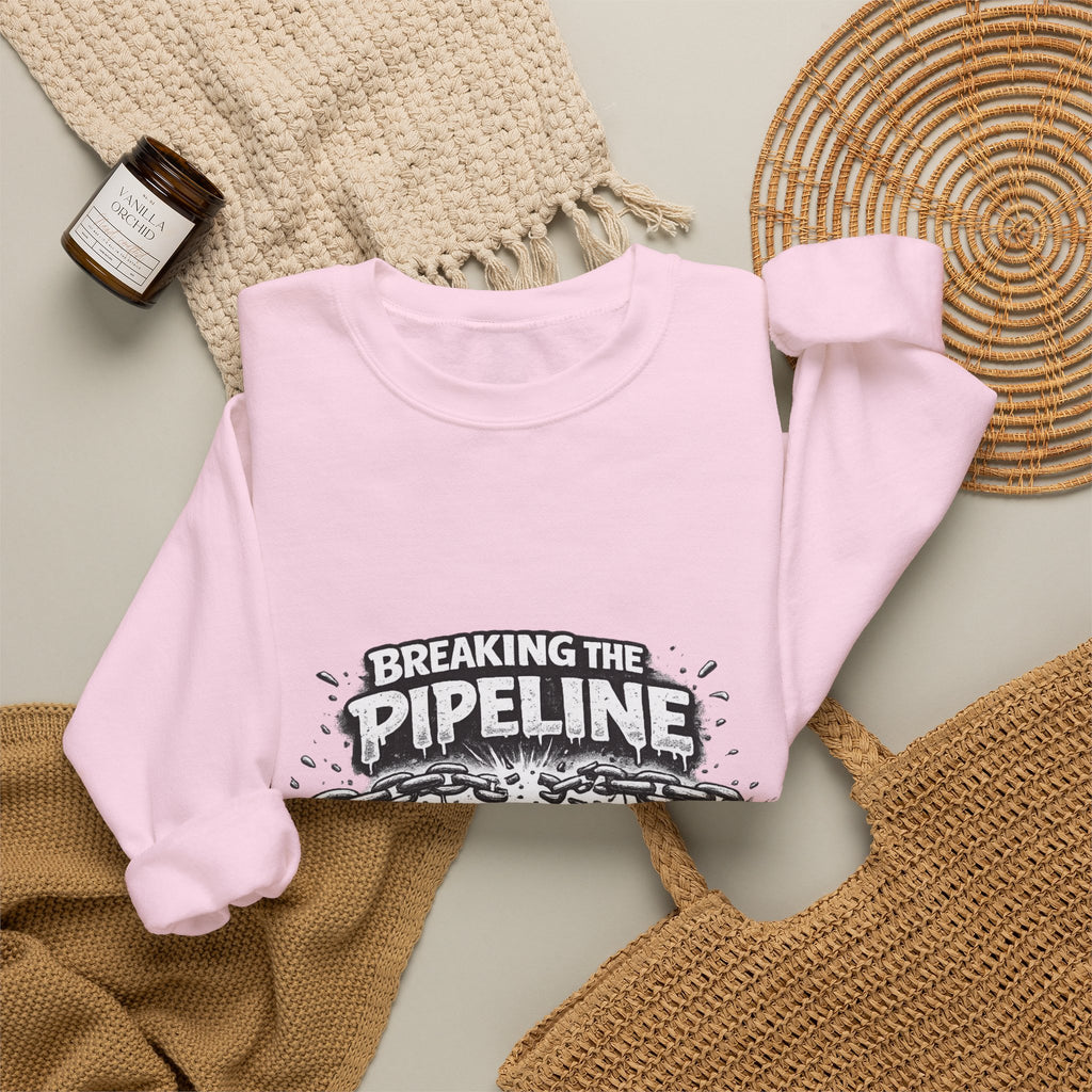 Crewneck Sweatshirt — "Breaking the Pipeline: One Child, One School, One Community at a Time"