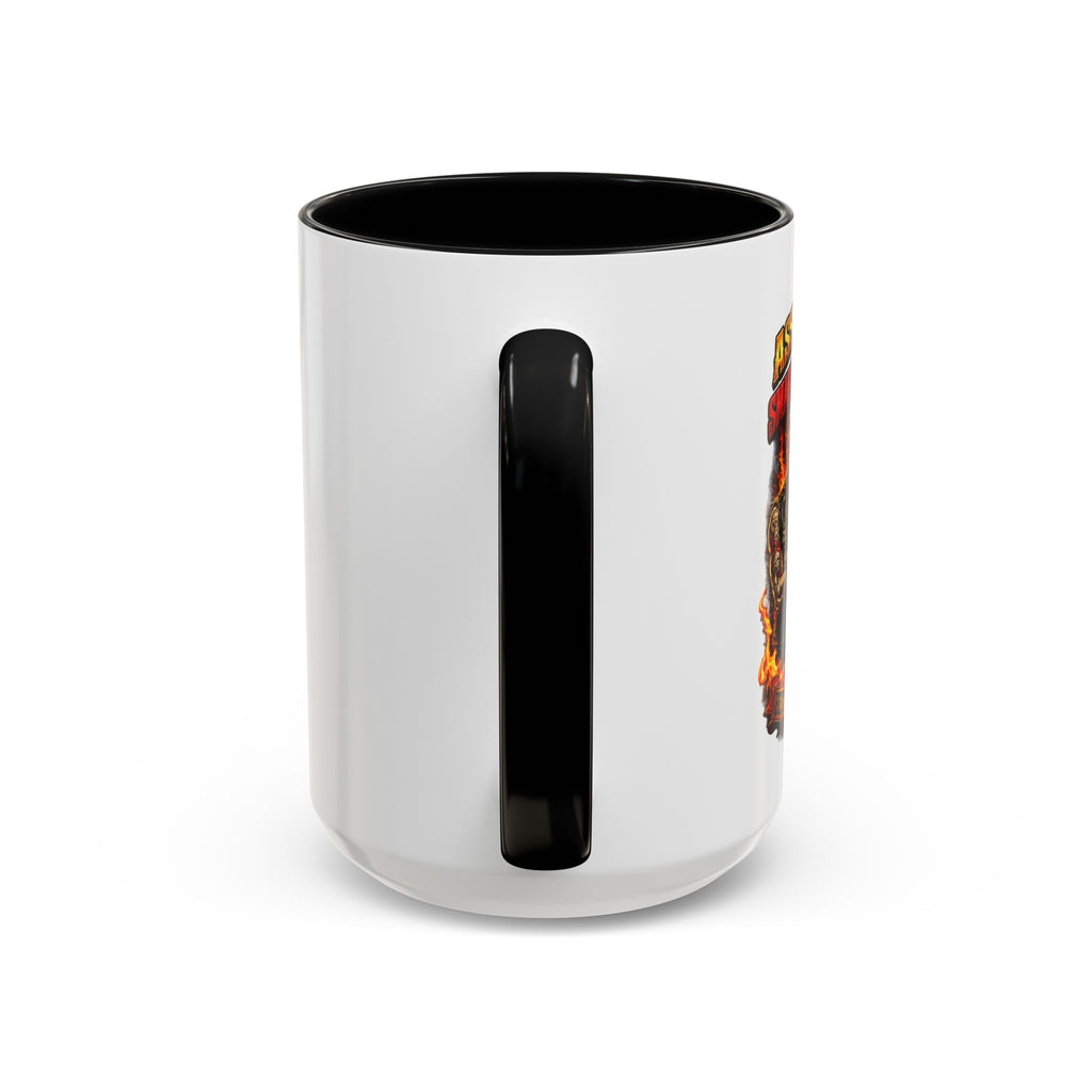 Flaming Skull Coffee Mug — Biker Rock Accent Mug (11/15oz)